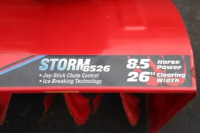 $415 • Buy Troybilt Storm 8526 Snowblower - 2 Stage, 26  Clearing Width