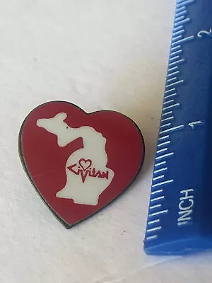 Civitan International Michigan Red Brooch Lapel Pin #F3 • $6.34