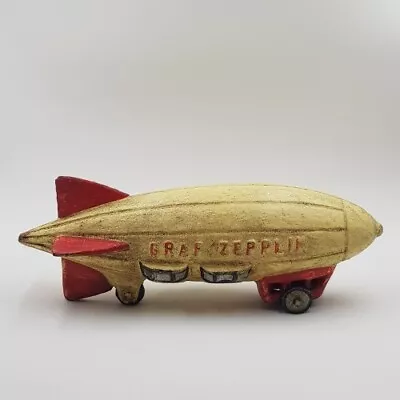 Vintage Cast Iron Graf Zepplin Blimp Toy 20.5 Cm. • $60