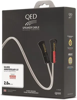 QED - Silver Anniversary XT - Pre Terminated Speaker Cable - 2m Pair • £75