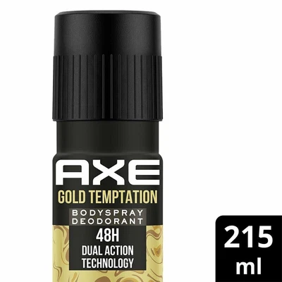 £26.53 • Buy 1X Axe Gold Temptation Bodyspray Deodorant 215 Ml