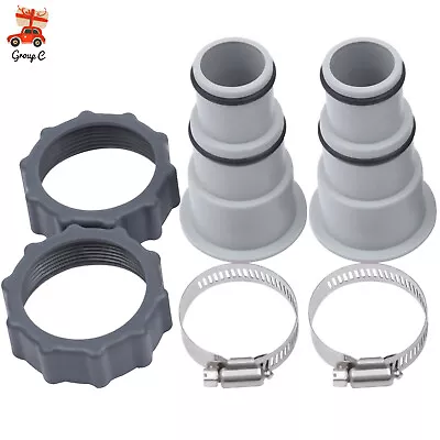 Pool Hose Replacement Hose Adapter For Threaded Connection Pumps 2pcs New  • $5.59