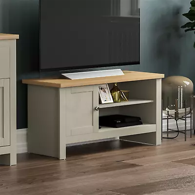 SALE 1 Door TV Unit Stand Display Cabinet Modern Entertainment Grey • £41.99