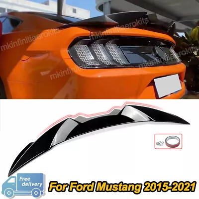 For 15-22 Ford Mustang GT500 GT350 2Door Rear Spoiler Wing Lip Wicker Bill Style • $119.98