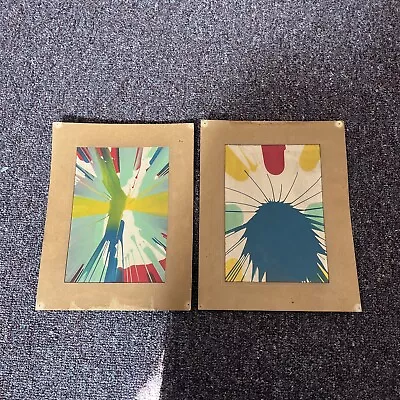 Vintage Spin Painting  Art 60s 70s Lot Of 2 • $19.99