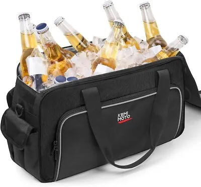 KEMIMOTO Universal Saddle Luggage Bag Soft Cooler For Most Motorcycle Models • $25.44