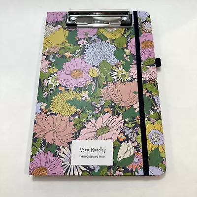 NWT Vera Bradley Mini Clipboard Folio Bloom Boom NEW Includes Notepad Floral • $17.99