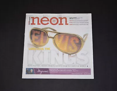 Neon Magazine July 2022 Elvis King Of Las Vegas Festival Preview Issue NEW • $6.95