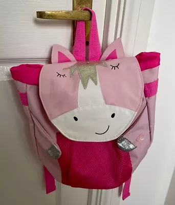 Joules Pink Horse Rucksack Backpack Bag • £5