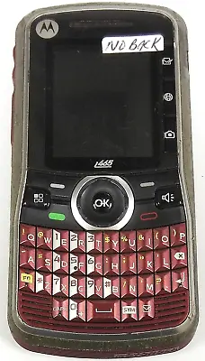 Motorola Clutch I465 - Red And Brown ( Nextel ) IDEN PTT Smartphone - No Back • $16.99