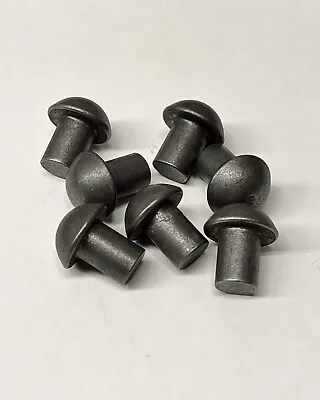(100) 3/8 X 1/2 Round Head Solid Rivet Steel Blacksmith Antique .375 3/8  X 1/2  • $59.99