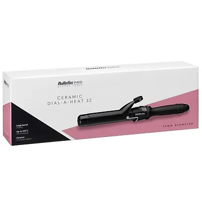 Babyliss Pro Ceramic Dial A Heat 32mm Curling Wand Hair Stylers Styling NEW • £26.99