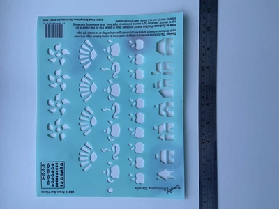 £3 • Buy Folk Art Template Stencil Country Sign Maker Houses Shells Windmill And More