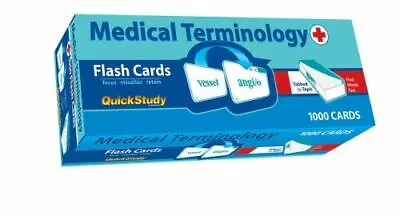 Medical Terminology Flash Cards (1000 Cards) : A QuickStudy Reference Tool By... • $9.99