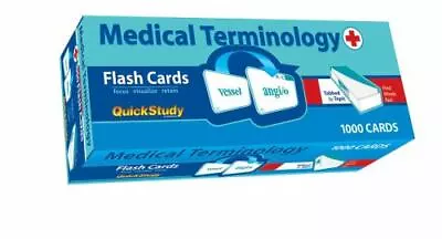 Medical Terminology Flash Cards (Academic) - Cards By BarCharts Inc. - GOOD • $20