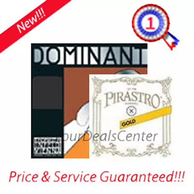 $48.50 • Buy Dominant Violin String Set 4/4 A,D,G With Gold Label E Ball 2023 Special 