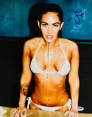 Megan Fox Sexy Authentic Signed 11x14 Photo Auto SEXY WHITE BIKINI PSA/DNA COA • $118.96