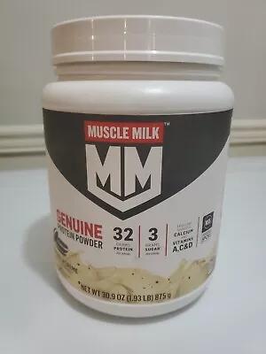 Muscle Milk Vanilla Crème Genuine Whey Protein Powder 30.9 Oz Exp. 2/24 • $25.95