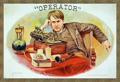 10871.Poster Decoration.Home Interior.Room Wall Design.Edison Phonograph.Decor • $35