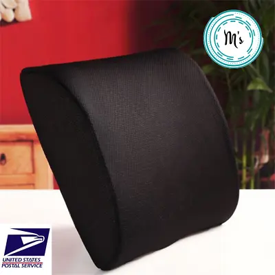 $13.59 • Buy Office Chair Lumbar Support Cushion Car Seat Pillow Back Pain Relief Memory Foam