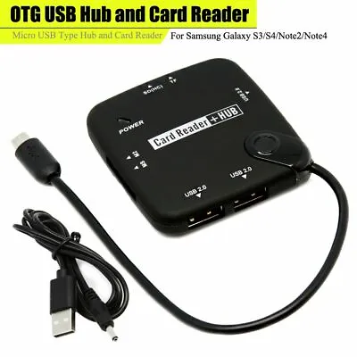 High-Speed OTG USB Hub Card Reader Micro USB Type Hub For Android Samsung  • $9.99