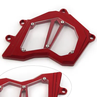 Front Sprocket Cover Chain Guard Cover Red CNC For KAWASAKI NINJA ZX10R 11-2023 • £25.34