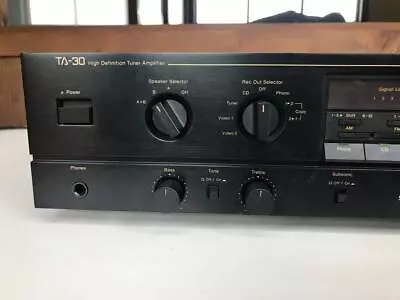 Nakamichi Tuner Amplifier Ta-30 Body Color Silver Vintage Limited Rare • $593.58