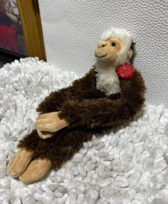 £9.25 • Buy Keel Toys Hanging Brown And White Monkey Soft Plush Toys 12 