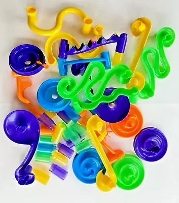 Large Marble Run Game With Loads Of Different Fun Pieces - With 10 Marbles • £5.99