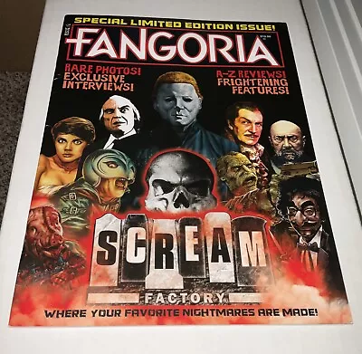 Fangoria Magazine Scream Factory Magazine Issue Excellent Condition Ships In Box • $23