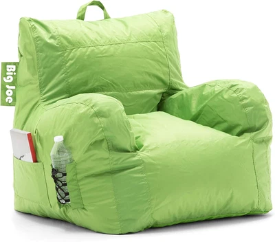 $85.52 • Buy Big Joe Dorm Bean Bag Chair With Drink Holder And Pocket, Spicy Lime Smartmax, 3