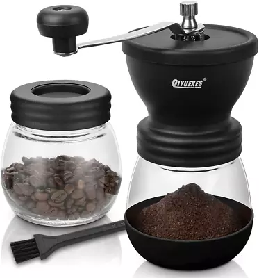 Manual Coffee Grinder With Burr Coffee Bean Grinder For Espresso French Press • $21.99