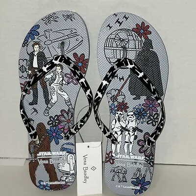 Vera Bradley Star Wars Flip-flops Large 9-10 New • $19.99