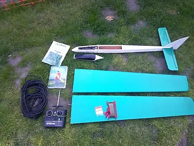 £25.99 • Buy RC Plane  Slope Soaring Glider For Restoration With RC Gear+Dave Hughes Book