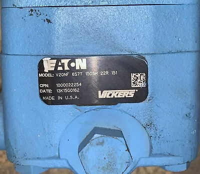 Eaton Vickers V20NF 6S7T 15D5H 22R 151 Power Steering Pump New Vane Pump BS • $299.99