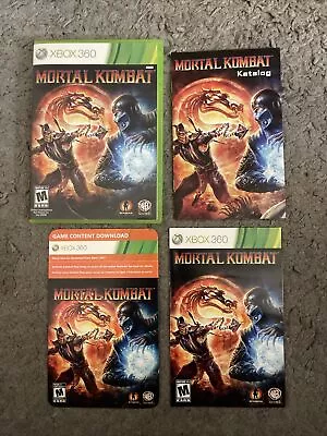 Mortal Kombat (XBOX 360) Case/Manual/Inserts Only- No Disc • $12.50