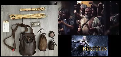 The LEGEND Of HERCULES (2014) Lucius Egyptian Slave-trader Leather Money-bag LOT • $99