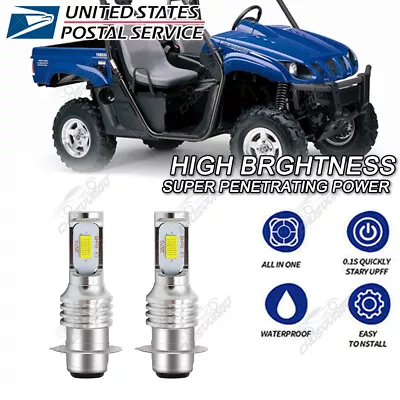 Xenon LED Headlight H6 Bulb For Yamaha Rhino 660 2004-2007 Bulbs Lights • $13.99