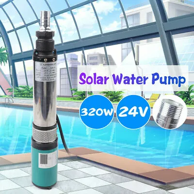 320W Solar Deep Well Water Pump Irrigation Pump Submersible Water Pump 24 Volt • $62