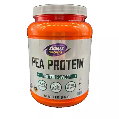 Now Foods Sports PEA PROTEIN Powder 2 Lbs (27 Serv) - Vegan Natural Unflavored • $25.89