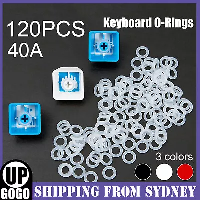 Keycap Rubber O-Ring Keyboard O Rings Switch Dampeners Cherry MX Key Stem 120 Pc • $5.59