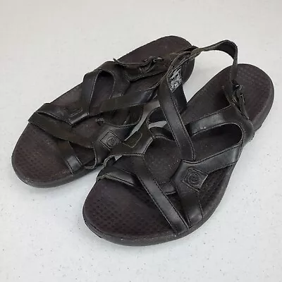 Merrell Agave 2 Shoes Womens 6 Black Leather Strappy Sandal • $6.49