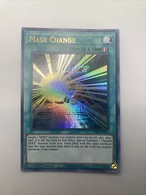 Mask Change - GFTP-EN112 - Ultra Rare - 1st Edition X1 - Near Mint • $2.10