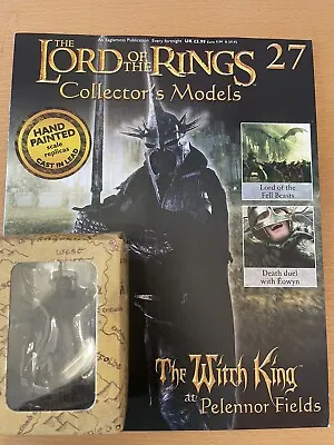 The Witch King LORD OF THE RINGS COLLECTOR'S MODELS EAGLEMOSS ISSUE 27 W/mag • £7.95