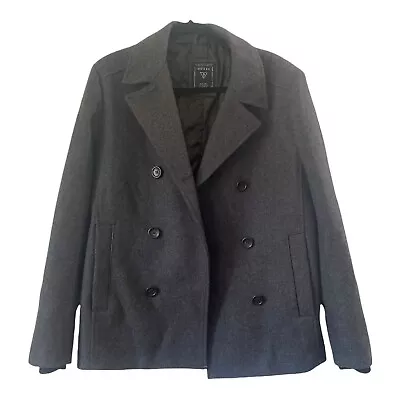 Guess Wool Coat Men's Grey Size Small • $39.99