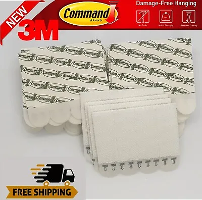 3M Command Damage Free Picture Hanging Strips Bulk Pack Small Medium Large Size • $1.90