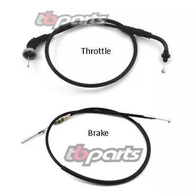 Honda Z50 XR50 CRF50 Extended Longer Front Brake & Throttle Cable For Stock Carb • $35.98