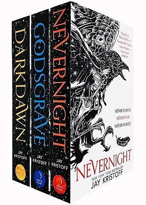 Nevernight Chronicle Series 3 Books Collection Set By Jay Kristoff Godsgrave • $35.06