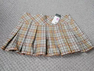 Tartan Mini Skirt School Girl: Punk Women's Outfit Costume And Fancy Dress • £6