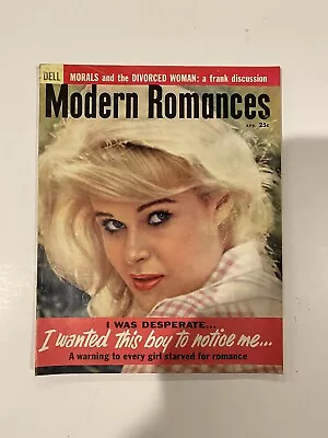 Modern Romance Magazine April 1960 By Dell Love Revealing • $9.97